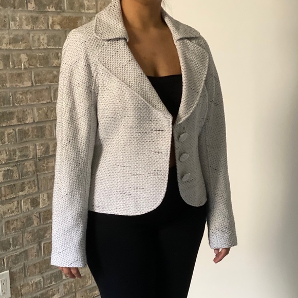 White House Black Market Tartan Blazer - Picture 1 of 3